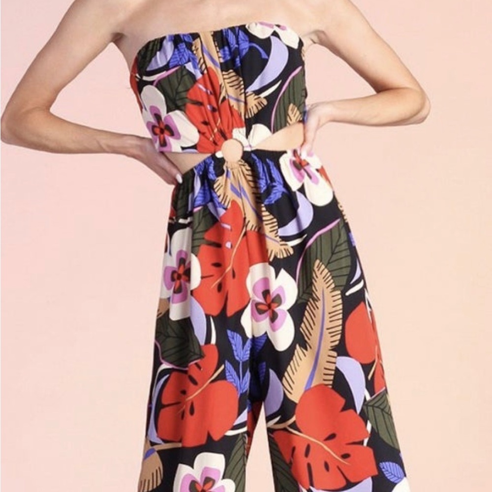 Floral jumpsuit